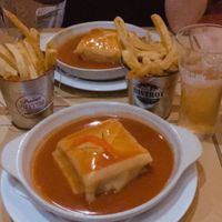 Vegan Francesinha  at Francesinhas Al Forno da Baixa in Porto
