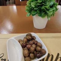 Olives at Francesinhas Al Forno da Baixa in Porto