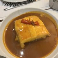 seitan version  at Francesinhas Al Forno da Baixa in Porto