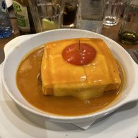 Tempeh francesinha  at Francesinhas Al Forno da Baixa in Porto