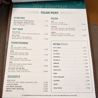 Menu May 2024 at Francesinhas Al Forno da Baixa in Porto