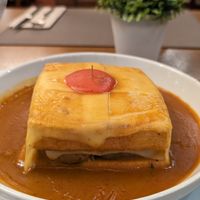 Tempeh at Francesinhas Al Forno da Baixa in Porto