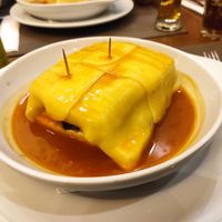 Francesinha at Francesinhas Al Forno da Baixa in Porto
