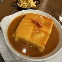 Seitan francesinha   at Francesinhas Al Forno da Baixa in Porto