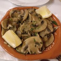 Mushrooms at Francesinhas Al Forno da Baixa in Porto