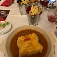 Tempeh francesinha  at Francesinhas Al Forno da Baixa in Porto