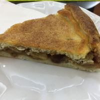 Apple pie at Bosco Verde Italian Vegan Restaurant in Ulaanbaatar