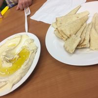 hummus at Falafel Hut in Rehoboth Beach