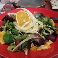 Vegan salad at SaleRosso in Antiparos