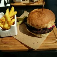 veggie burger  at Ghetto in Nicosia