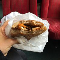 Vegan sandwich at Airtime Cafe in Lauterbrunnen