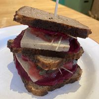 Vegan sandwich  at Airtime Cafe in Lauterbrunnen