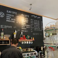 Drinks menu  at Airtime Cafe in Lauterbrunnen