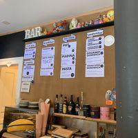 Food menu of the day   at Airtime Cafe in Lauterbrunnen