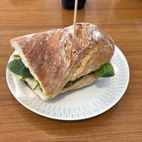 Sandwich at Airtime Cafe in Lauterbrunnen