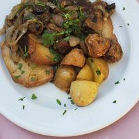Seitan steak at Cantina LX in Lisbon