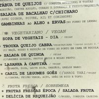 Meat free options  at Cantina LX in Lisbon