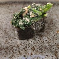 Spinach at Youmiko Sushi in Krakow