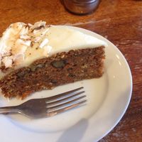 Carrot cake at Panthere Verte - St. Denis in Montreal