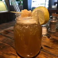 Kombucha-vodka drink at Panthere Verte - St. Denis in Montreal