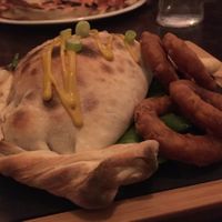 Chili dog calzone  at The Bohemian in Newcastle Upon Tyne