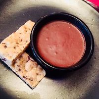 Baileys chocolate pudding with shortbread at The Bohemian in Newcastle Upon Tyne