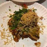 Samosa Chaat at Malgudi Garden in Plano