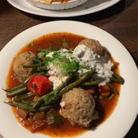Cannelloni / Jackfruit Gulasch   at Gruene Kombuese in Rostock