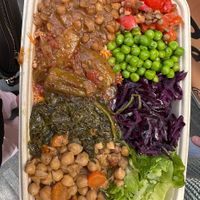 Rice salad and curries   at Ethiopiques - South Bank in South East London