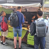 Ethiopiques food stall at Ethiopiques - South Bank in South East London