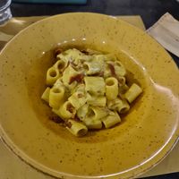 Pasta carbonara at Buddy VEGGY in Rome