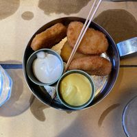 Seitan nuggets aperitivo at Buddy VEGGY in Rome