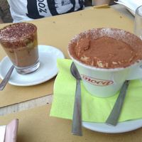 Vegan tiramisu with coffee at Buddy VEGGY in Rome