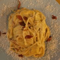 vegan Spagetthi Carbonara😳 at Buddy VEGGY in Rome