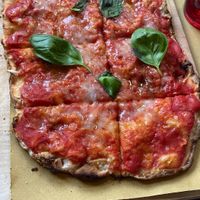 Margarita vegan pizza at Buddy VEGGY in Rome