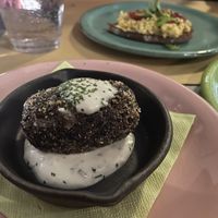 Suppli di riso nero ~ Arancini  #Veganuary at Buddy VEGGY in Rome