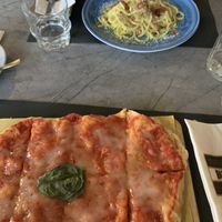 Pizza and the best carbonara  #Veganuary at Buddy VEGGY in Rome