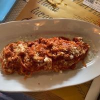 Vegan spaghetti amatriciana   at Buddy VEGGY in Rome