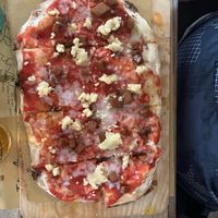 PIZZA AMATRICIANA VEGAN at Buddy VEGGY in Rome