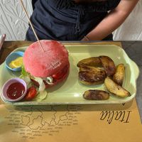 BURGER VEGANO BEYOND MEAT at Buddy VEGGY in Rome