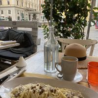 Spaghetti carbonara   at Buddy VEGGY in Rome