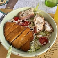 Vegan chicken Caesar salad   at Buddy VEGGY in Rome
