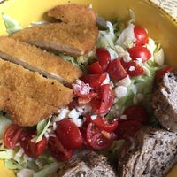 Vegan Cesar salad   at Buddy VEGGY in Rome