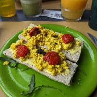 Tofu scramble at Buddy VEGGY in Rome