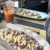 Gricia and Carbonara  at Buddy VEGGY in Rome