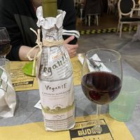 Vegan wine  at Buddy VEGGY in Rome