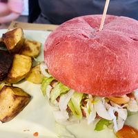 Brunch with Impossible burger  at Buddy VEGGY in Rome