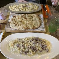 Carbonara and Focaccia    at Buddy VEGGY in Rome