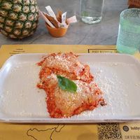 Lasagne bolognese at Buddy VEGGY in Rome