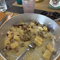 Pasta carbonara  at Buddy VEGGY in Rome